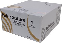 Fio de Sutura CATCROMO Categute Cromado 150cm (NÃO AGULHADO)