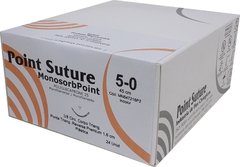 Fio de Sutura MONOSORBPOINT Poliglecaprone 25 Incolor 45cm (AGULHA 3/8 DE CÍRCULO CORPO TRIANGULAR PONTA TRIANGULAR REVERSA PREMIUM DE 16MM) - comprar online