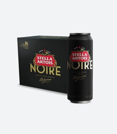 Stella Noire lata 473cc six pack (6 unidades)