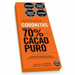 Coronitas Havanna 70% cacao x10 unidades