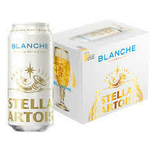 Stella Artois Blanche lata 473cc Pack x6