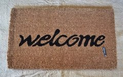 Alfombra Felpudo Fibra Coco Welcome 43x73x4 cm - comprar online