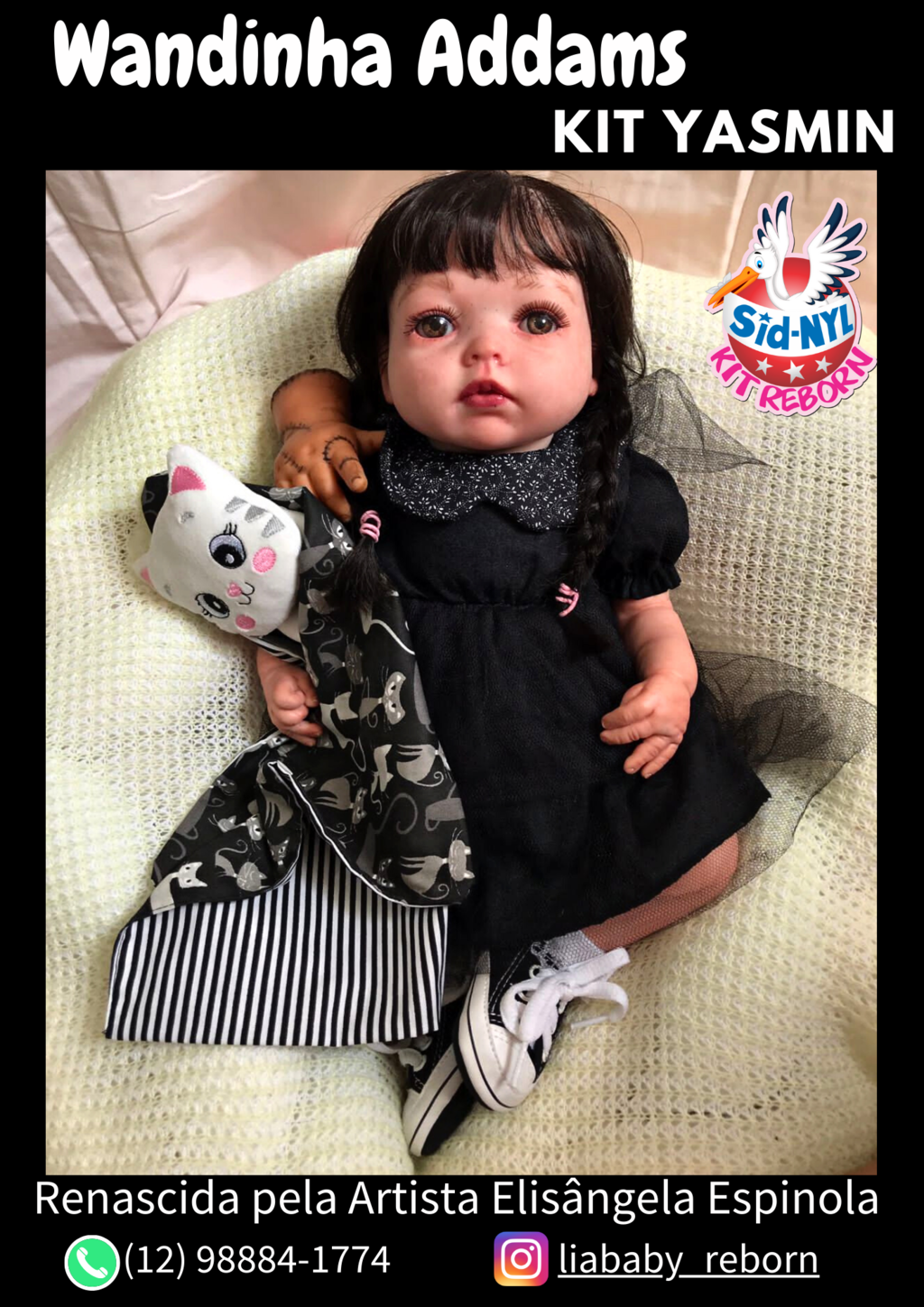 Boneca Bebê Reborn Yasmin - Pronto Envio!