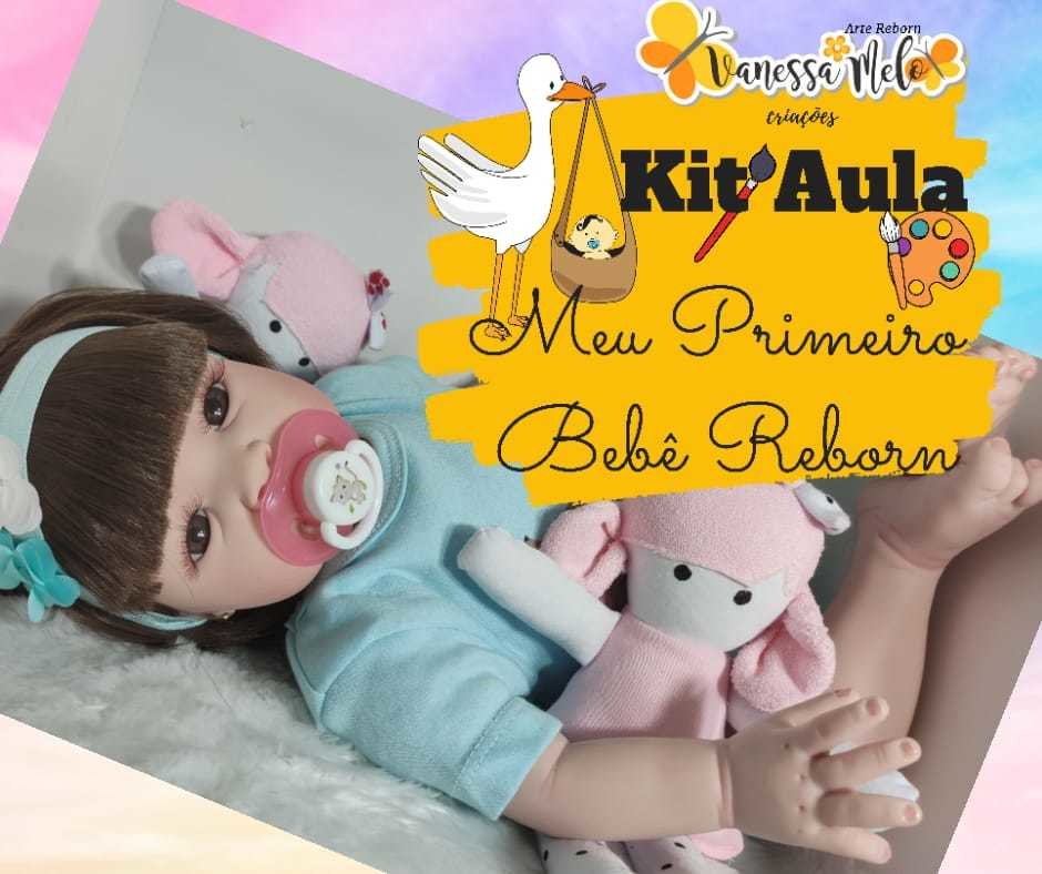 Kit de Molde de Roupinha de Boneca para Bebe Reborn de 21 cm