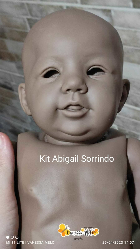 Bebê Reborn Abigail 04 - Kit Base