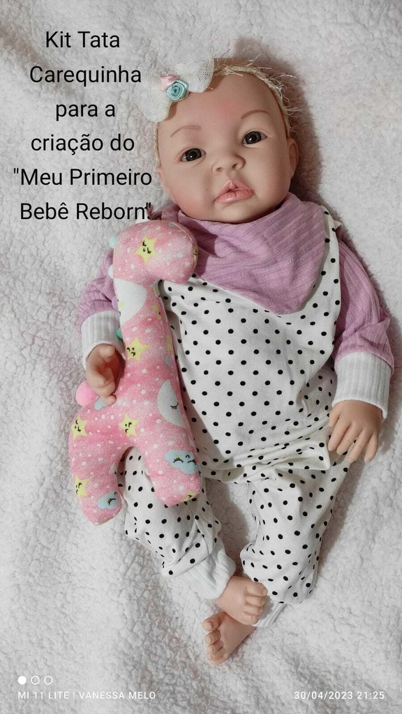 KIT AULA MEU PRIMEIRO BEBÊ REBORN