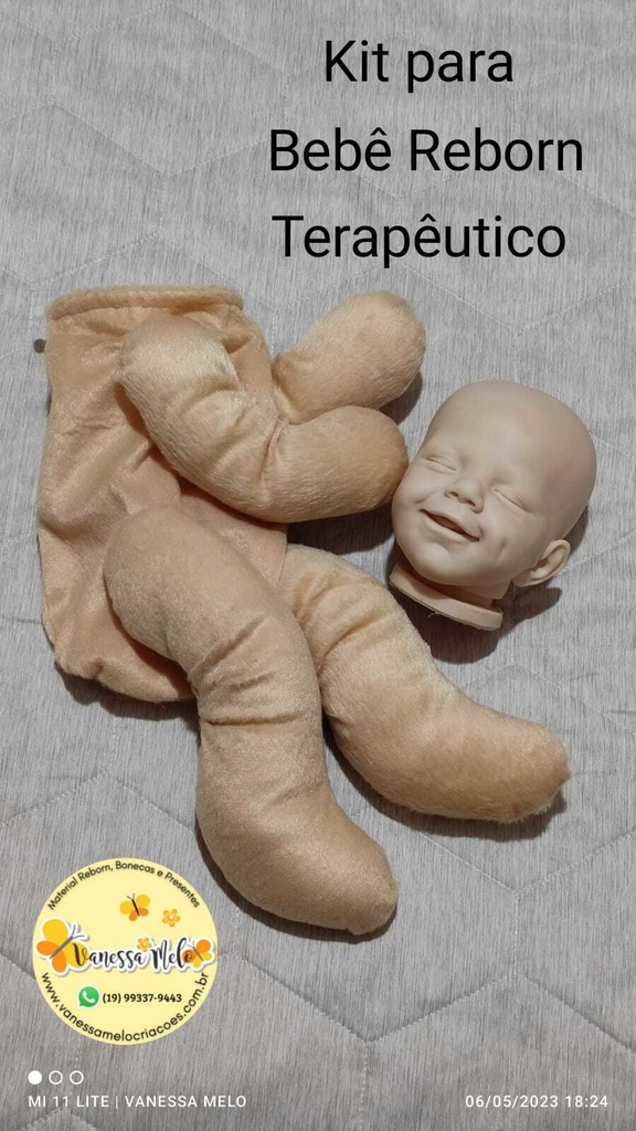 Bebê Reborn Realista corpo Tecido Bebe Reborn corpo Tecido