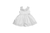 VESTIDO BRANCO - DETALHES COM ESTRELAS - ANJOS BABY na internet