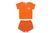 CONJUNTO BLUSA MANGA CURTA ESTAMPADA E SHORT - LARANJA - TINK BINK - comprar online