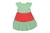 VESTIDO MANGA CURTA COM RECORTES - VERDE WIDE - TINK BINK - comprar online