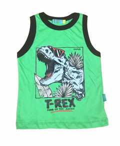 musculosa verde t-rex