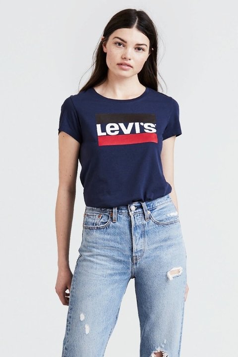 Remera Levi's - Azul Marino - Purple Diamond Clothes