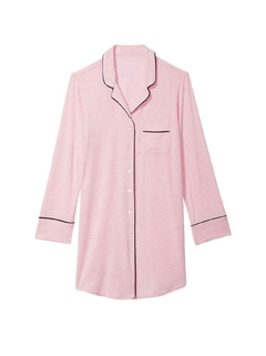 Pijama Victoria’s Secret - Camison de Modal rosa - comprar online