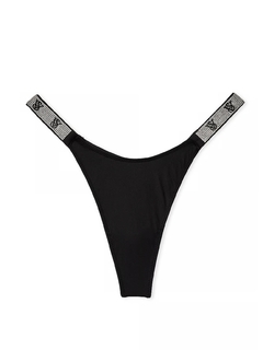 Panties Victoria's Secret Shine - Lycra Negra - comprar online