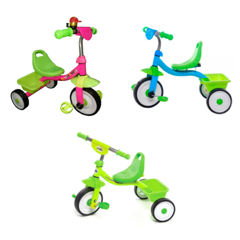 Triciclo Infantil con Canasto