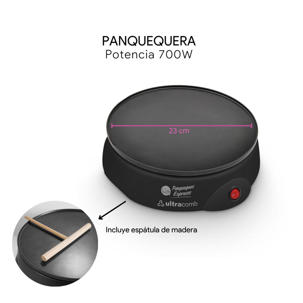 Panquequera Electrica Ultracomb 700w