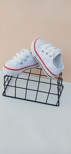 Zapatillas bajitas blancas sale