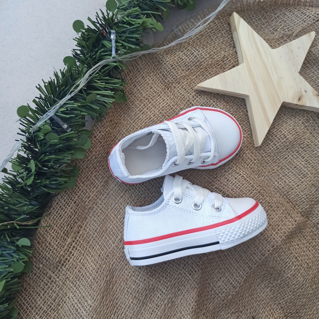 ZAPATILLAS BAJITAS LONA BLANCAS WAIKIKI