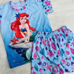 PIJAMA DE VERANO INFANTIL - SIRENITA BAJO EL MAR - comprar online