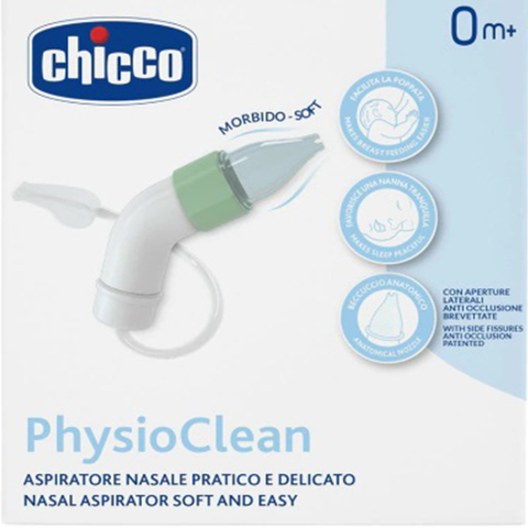 CHICCO ASPIRADOR NASAL PHISYIO CLEAN 0M+