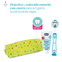 CHICCO SET DENTAL AZUL TIGRE +36M en internet