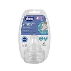 CHICCO TETINA PHYSIO FLUJO RÁPIDO 4M+ 2 UDS