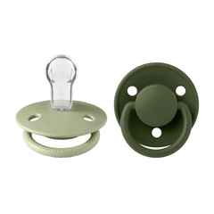 BIBS CHUPETE COLOUR DE LUX SAGE HUNTER GREEN SILICONE ONESIZE 2 UDS 150222