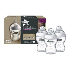 TOMMEE TIPPEE BIBERÓN X 260 ML 3 PIEZAS 52254920 +0M