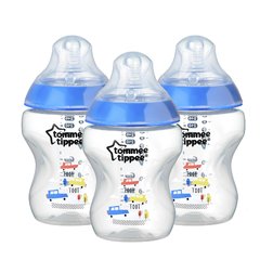 TOMMEE TIPPEE BIBERÓN X 260 ML 3 PIEZAS NENE 52259620 +0M