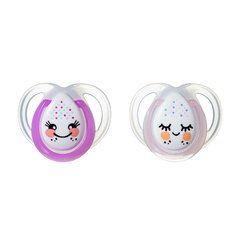TOMMEE TIPPEE SET DE 2 CHUPETES NIGHT TIME 0-6 M - Childs Especialistas en Bebes