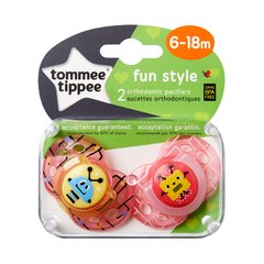 TOMMEE TIPPEE CHUPETE 6-18 M TT FUN STYLE 2 PIEZAS 53306940 - comprar online