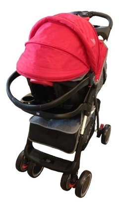 BABYONE TRAVEL SYSTEM SMART GRIS MELANGE Y ROJO - comprar online