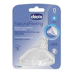 CHICCO TETINA NATURAL FEELING 0M+ FL NORMAL X 1