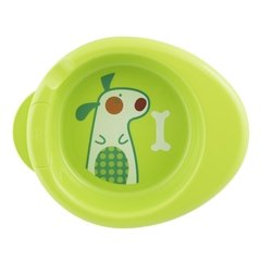 CHICCO PLATO TÉRMICO GRIS / VERDE 6M+ - Childs Especialistas en Bebes