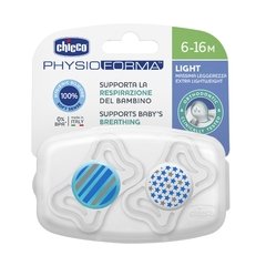 CHICCO CHUPETE PHYSIO LIGHT AZUL 6-16 M X 2 - comprar online