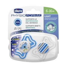 CHICCO CHUPETE PHYSIO LIGHT LUMI 6-16 M X 2