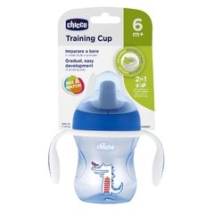 CHICCO VASO TRAINING CUP AZUL / VERDE +6M - comprar online