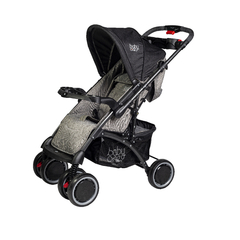 BABYONE LITE RIDER MANIJA REBATIBLE DAKAR GRIS MELANGE NEGRO - comprar online