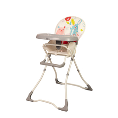 BABYONE SILLA DE COMER APPLE GRIS CON CONEJOS - comprar online