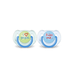 AVENT CHUPETE 6-18 I LOVE MAMA NIÑO X 2 UNIDADES SCF172/71 - comprar online