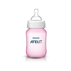 AVENT MAMADERA CLASSIC X 260ML ROSA TETINA 1M+ SCF564/19 - comprar online