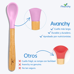 AVANCHY CUCHARAS LARGAS BAMBOO X 5 UNIDADES ROSA en internet