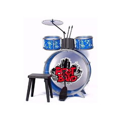 BATERIA AZUL MUSICAL EN CAJA 310-0027 +3 AÑOS