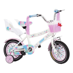 RAINBOW BICICLETA R12 CELESTE BURBUJAS - comprar online