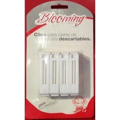 BLOOMING CLIPS PARA SACHETS DE LECHE MATERNA X 8 UNIDADES