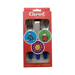 CAROL CUBIERTOS INFANTIL X 3 COLOR CAJA 360 13605 - comprar online