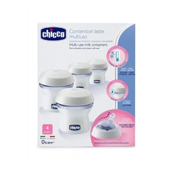 CHICCO CONTENEDORES NATURAL FEELING X 4 UNIDADES