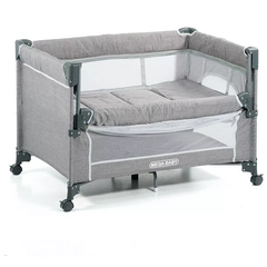 MEGA BABY CUNA COLECHO GRIS LEO CON CAMBIADOR - Childs Especialistas en Bebes