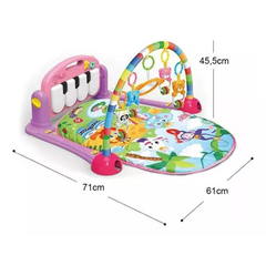 GIMNASIO PIANO DE BEBE MUSICAL ROSA 1765532 - Childs Especialistas en Bebes