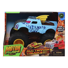 MOTOR RUSH CAMIONETA TODO TERRENO CELESTE 25 CM IK0519 +3 AÑOS